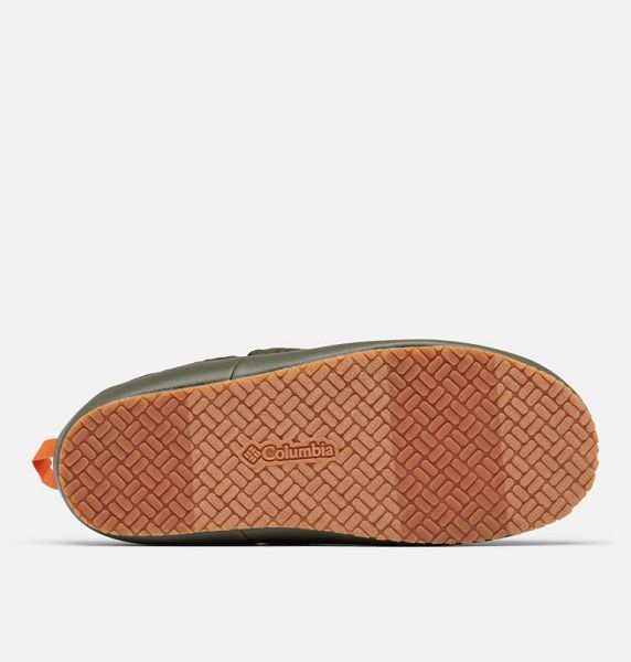 Men Columbia Omni-Heat™ Lazy Bend™ Camper Shoes Deep Olive / Orange | US-JYZRNA-063