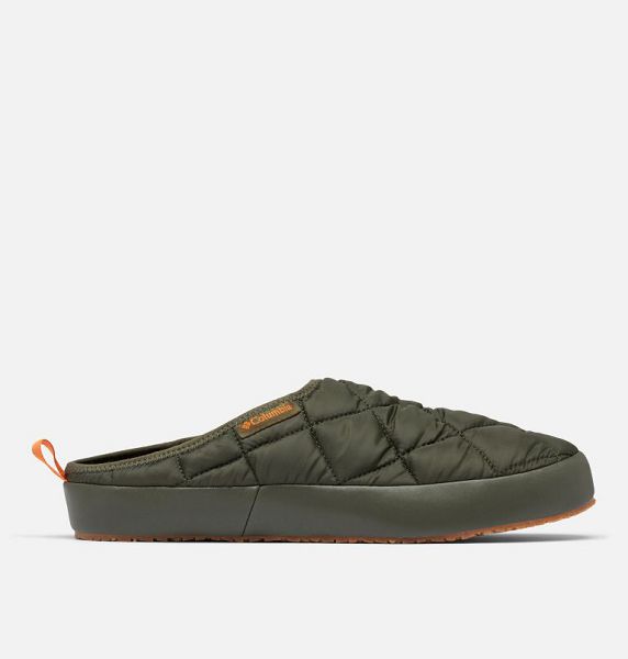 Men Columbia Omni-Heat™ Lazy Bend™ Camper Shoes Deep Olive / Orange | US-JYZRNA-063