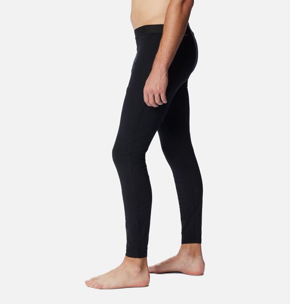 Men Columbia Omni-Heat™ Midweight Base Layer Pants Black | US-LCWRUN-368