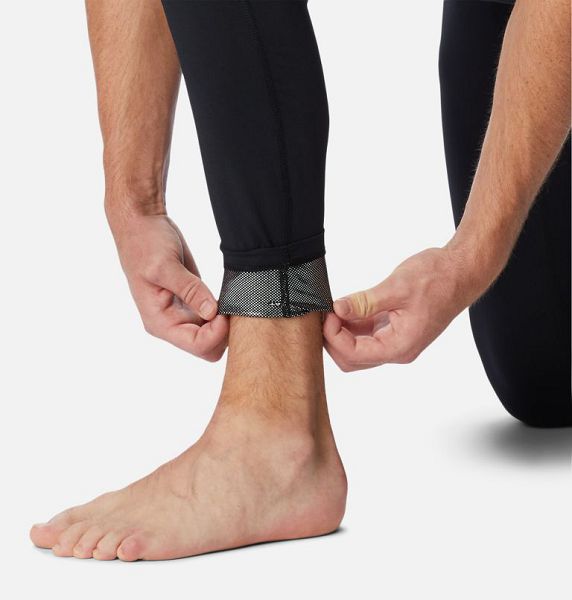 Men Columbia Omni-Heat™ Midweight Base Layer Pants Black | US-LCWRUN-368