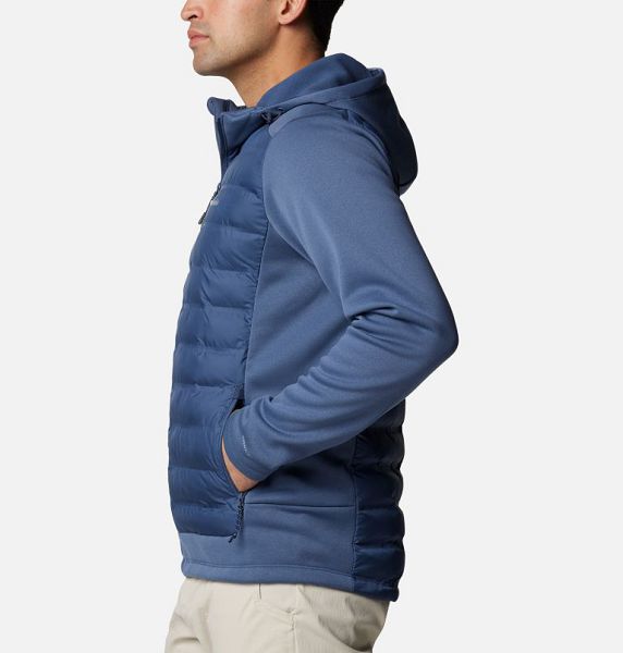 Men Columbia Out-Shield™ II Hybrid Insulated Jackets Dark Blue | US-ZPSNIQ-739