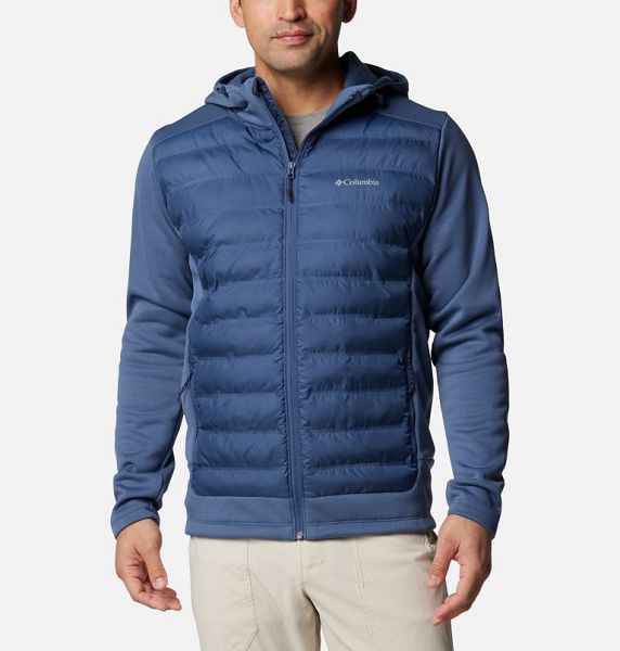 Men Columbia Out-Shield™ II Hybrid Insulated Jackets Dark Blue | US-ZPSNIQ-739