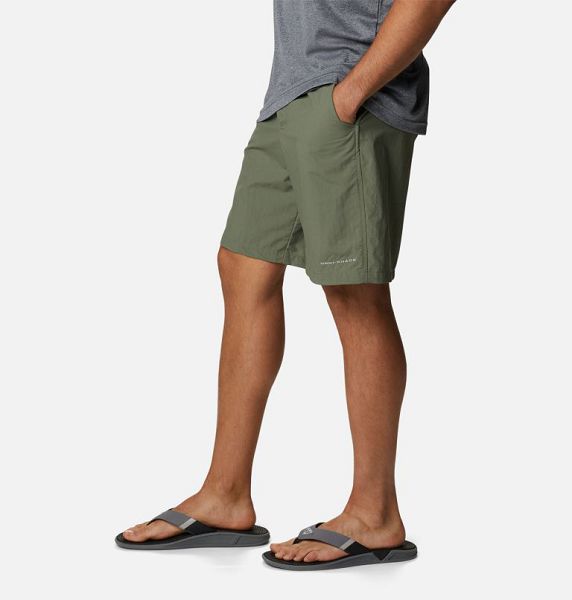 Men Columbia PFG Bahama™ Shorts Grey / Green | US-PKZQGL-215