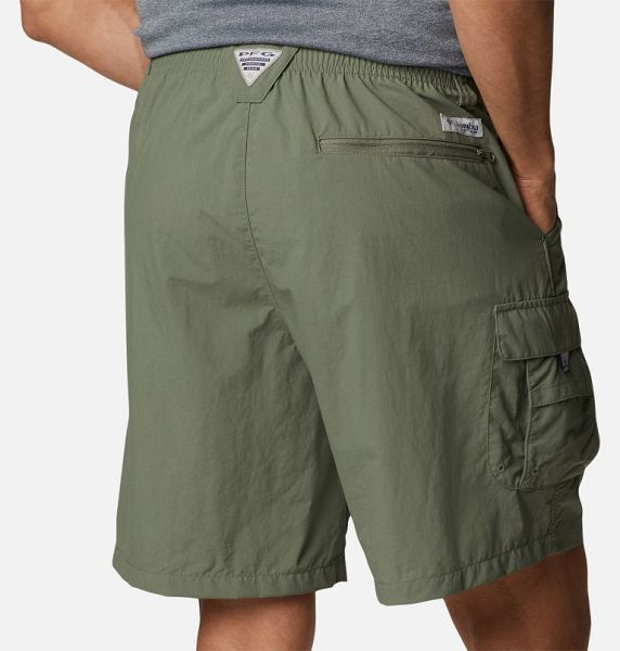 Men Columbia PFG Bahama™ Shorts Grey / Green | US-PKZQGL-215