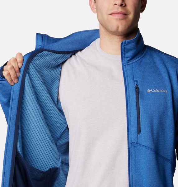 Men Columbia Park View™ Fleece Jackets Blue | US-XSOTNV-587