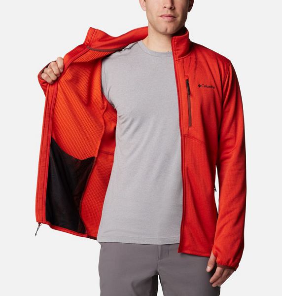 Men Columbia Park View™ Fleece Jackets Red | US-BMCEYG-867