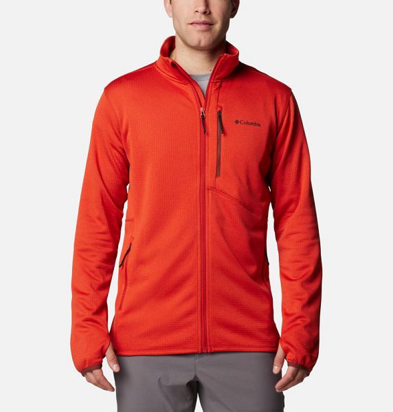 Men Columbia Park View™ Fleece Jackets Red | US-BMCEYG-867