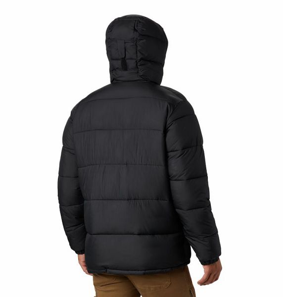 Men Columbia Pike Lake™ Hooded Down Jackets Black | US-QGTDMS-285