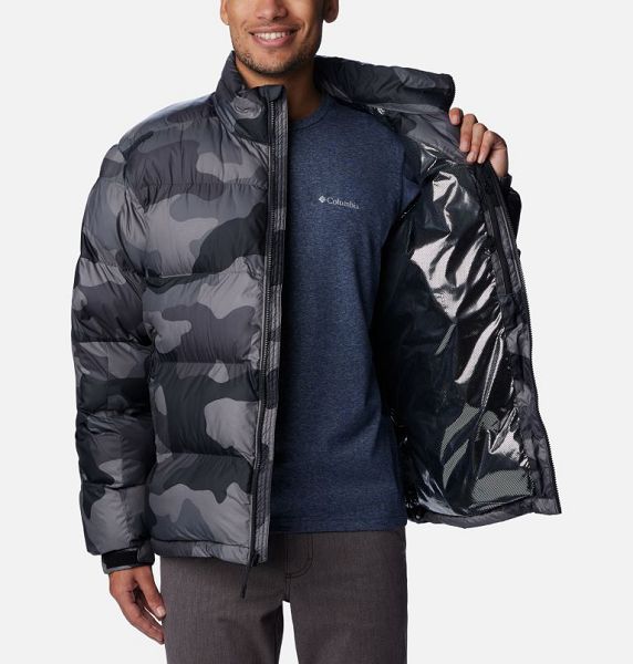 Men Columbia Pike Lake™ II Puffer Jacket Black Camo | US-KBDVQU-175