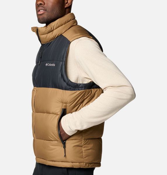 Men Columbia Pike Lake™ II Puffer Vest Black | US-DLHFWZ-931