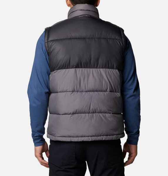 Men Columbia Pike Lake™ II Puffer Vest Grey / Dark Grey | US-DANSZI-608