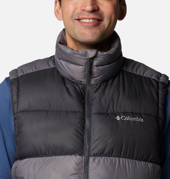 Men Columbia Pike Lake™ II Puffer Vest Grey / Dark Grey | US-DANSZI-608