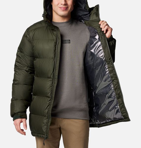 Men Columbia Pike Lake™ Parka Jackets Deep Green | US-QHGATJ-492