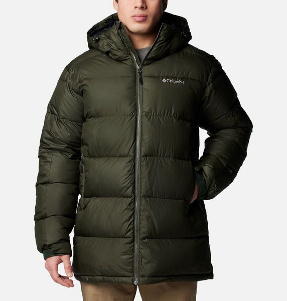 Men Columbia Pike Lake™ Parka Jackets Deep Green | US-QHGATJ-492