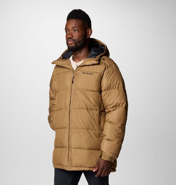 Men Columbia Pike Lake™ Parka Jackets Khaki | US-QHAJSC-647