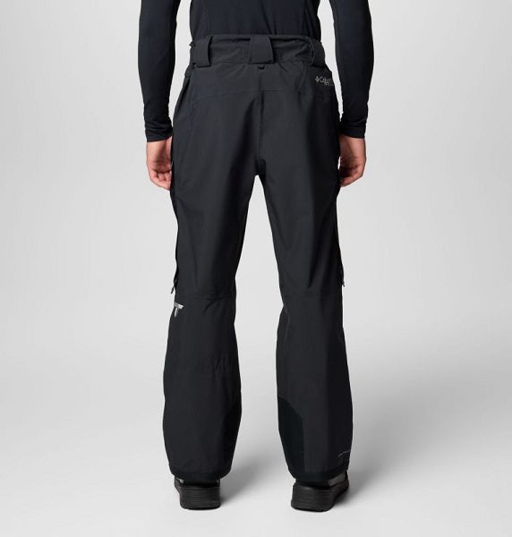 Men Columbia Platinum Peak™ II 3L Waterproof Ski Pants Black | US-RWGEVD-890