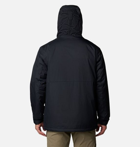 Men Columbia Point Park™ II Waterproof Insulated Jackets Black | US-HMWJUK-270