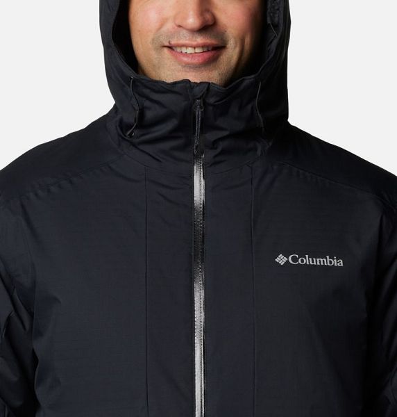 Men Columbia Point Park™ II Waterproof Insulated Jackets Black | US-HMWJUK-270