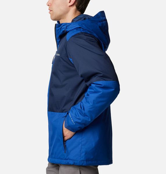 Men Columbia Point Park™ II Waterproof Insulated Jackets Blue / Navy | US-TPXUSB-873