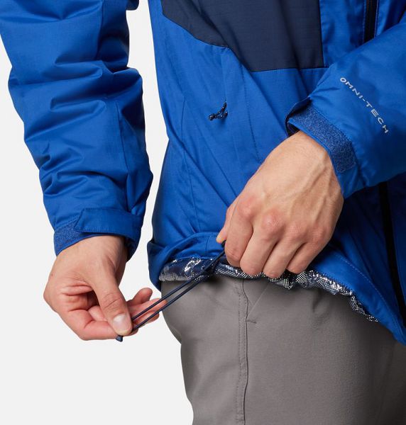 Men Columbia Point Park™ II Waterproof Insulated Jackets Blue / Navy | US-TPXUSB-873