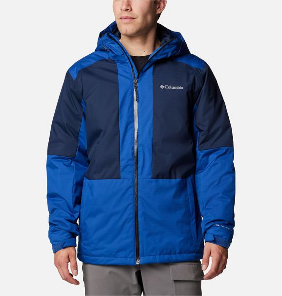 Men Columbia Point Park™ II Waterproof Insulated Jackets Blue / Navy | US-TPXUSB-873