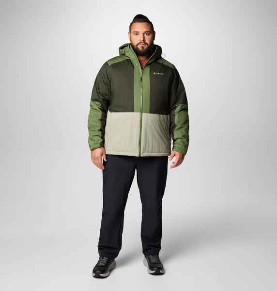 Men Columbia Point Park™ II Waterproof Insulated Jackets Green / Grey | US-HDQTGV-203