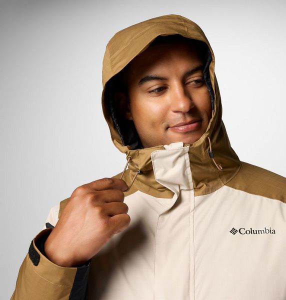 Men Columbia Point Park™ Waterproof Insulated 3 In 1 Jackets Dark Grey / Black | US-PNLOUA-840