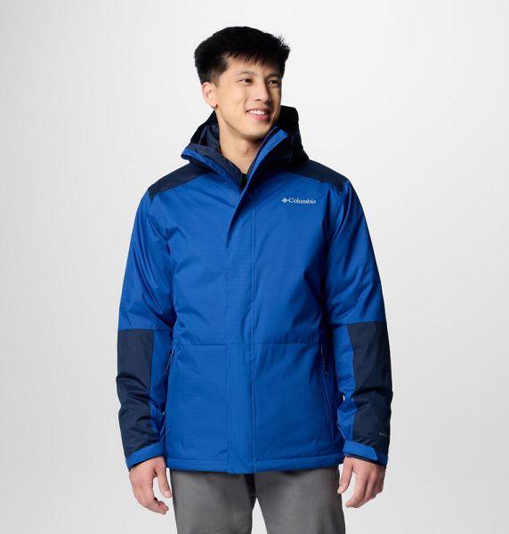 Men Columbia Point Park™ Waterproof Insulated 3 In 1 Jackets Blue / Navy | US-HLGVSW-560