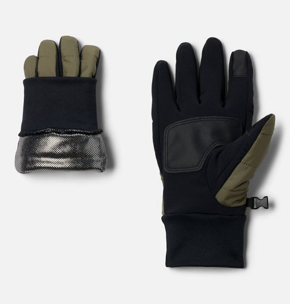 Men Columbia Powder Lite™ II Insulated Gloves Grey / Green | US-HQGNRT-645