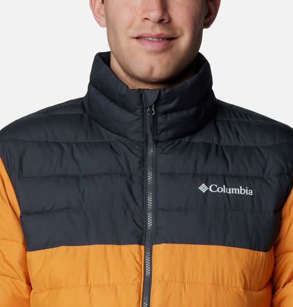 Men Columbia Powder Lite™ II Insulated Jackets Dark Grey | US-ENOSPZ-340