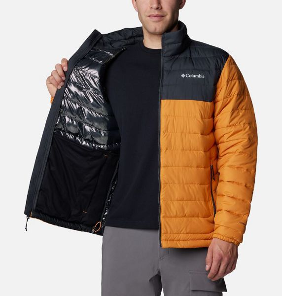 Men Columbia Powder Lite™ II Insulated Jackets Dark Grey | US-ENOSPZ-340