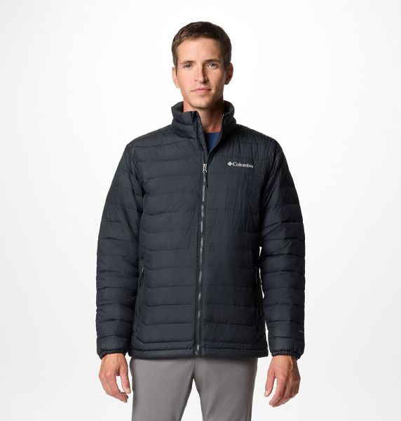 Men Columbia Powder Lite™ II Insulated Jackets Black | US-JYGWHB-093