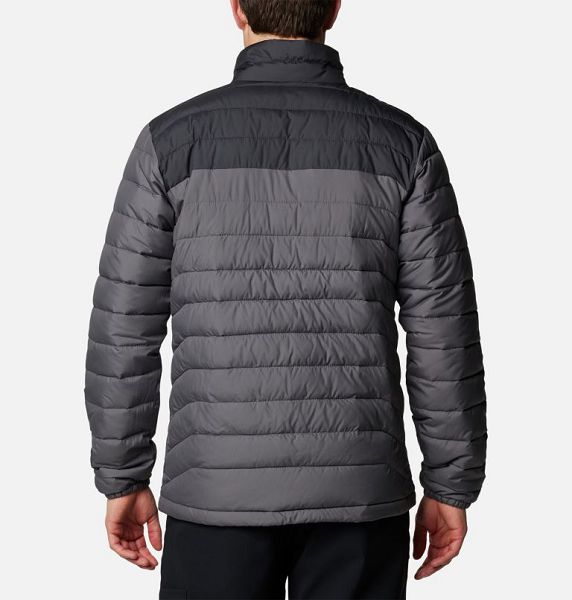 Men Columbia Powder Lite™ II Insulated Jackets Grey / Dark Grey | US-AQTCKE-298