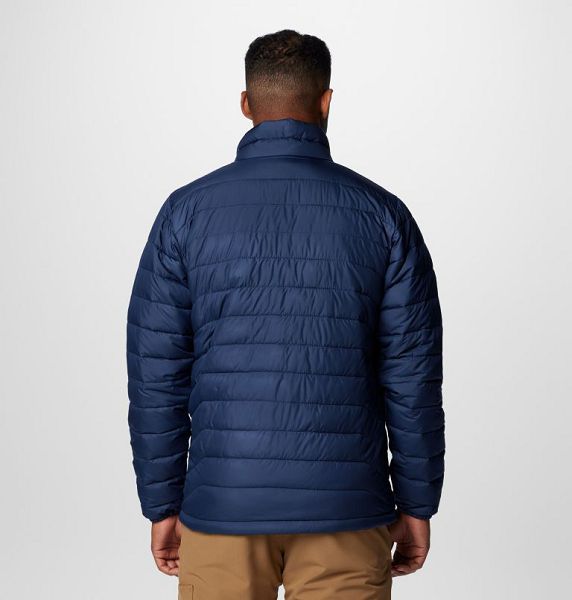 Men Columbia Powder Lite™ II Insulated Jackets Navy | US-CSDYMX-162