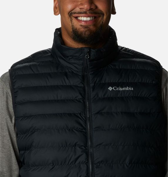 Men Columbia Powder Lite™ II Insulated Vest Black | US-DEHTJL-512