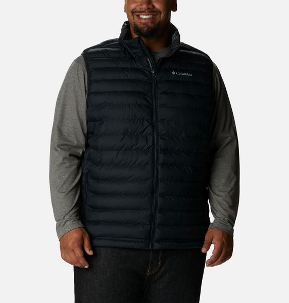 Men Columbia Powder Lite™ II Insulated Vest Black | US-DEHTJL-512