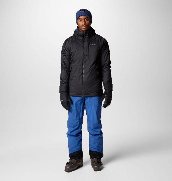 Men Columbia Powder Stash™ II Waterproof Ski Pants Blue / Black | US-SHDOTW-950