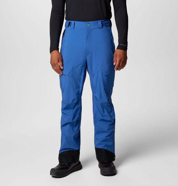 Men Columbia Powder Stash™ II Waterproof Ski Pants Blue / Black | US-SHDOTW-950