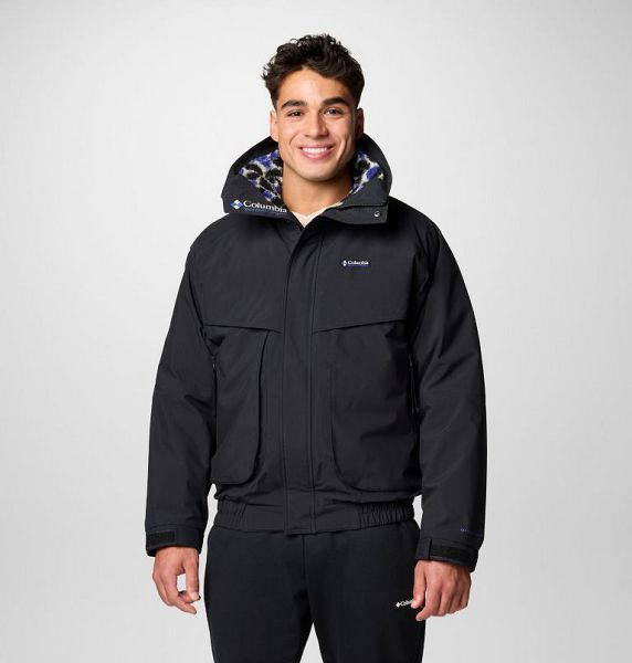 Men Columbia Powderkeg™ II Remastered Waterproof Insulated 3 In 1 Jackets Black | US-PLHBGU-423