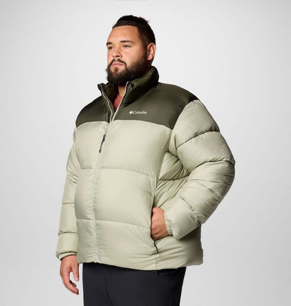 Men Columbia Puffect™ III Insulated Puffer Jacket Beige / Black | US-GWDBJT-149