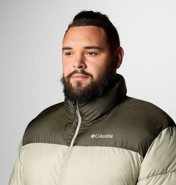 Men Columbia Puffect™ III Insulated Puffer Jacket Beige / Black | US-GWDBJT-149