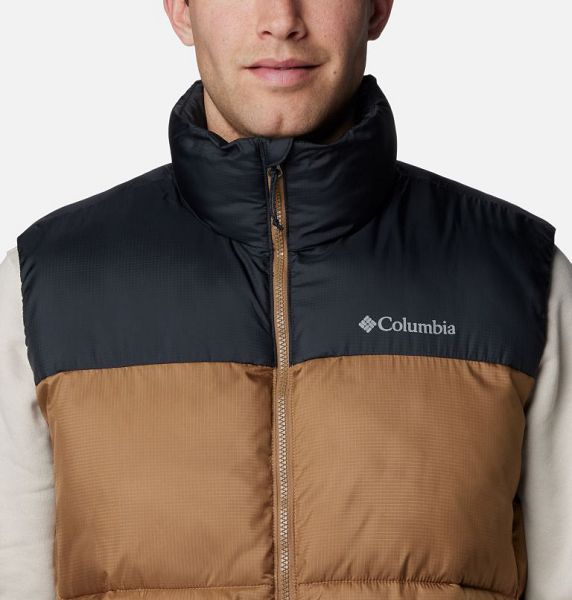 Men Columbia Puffect™ III Puffer Vest Black | US-GFOUNJ-124