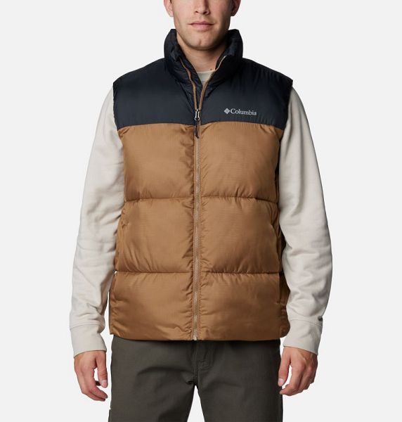 Men Columbia Puffect™ III Puffer Vest Black | US-GFOUNJ-124