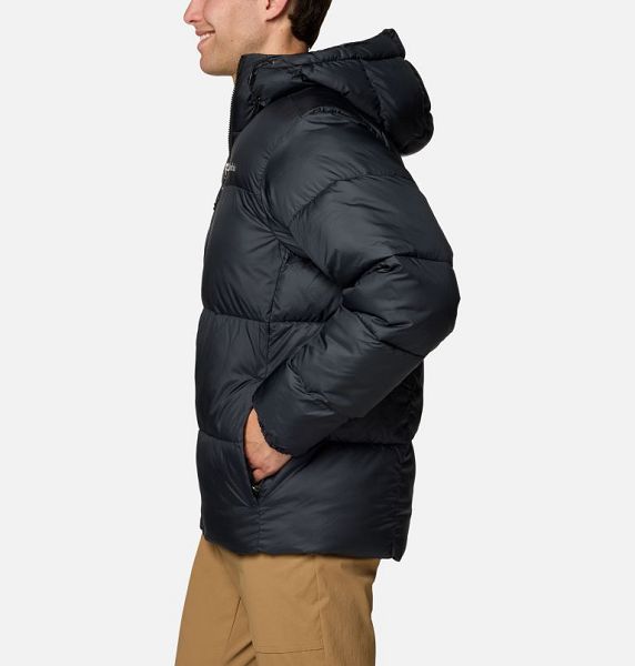 Men Columbia Puffect™ II Hooded Puffer Jacket Black | US-NYCVXB-208