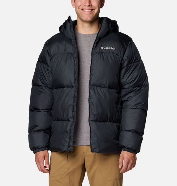 Men Columbia Puffect™ II Hooded Puffer Jacket Black | US-NYCVXB-208