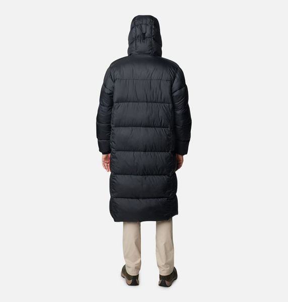 Men Columbia Puffect™ Long Puffer Jacket Black | US-VYEOTF-209