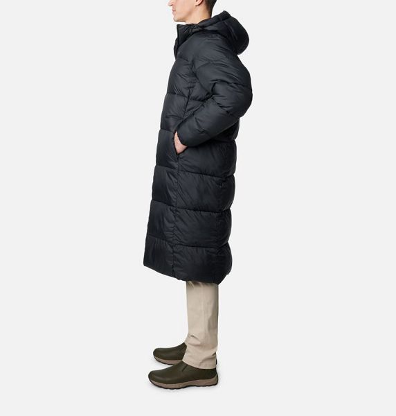 Men Columbia Puffect™ Long Puffer Jacket Black | US-VYEOTF-209