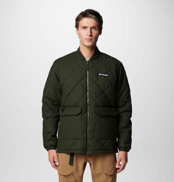 Men Columbia Rad Padded Jacket Deep Green | US-VUCZHF-793