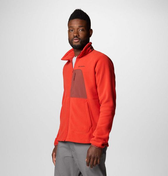 Men Columbia Rapid Expedition™ II Fleece Jackets Red | US-GDZYTL-972