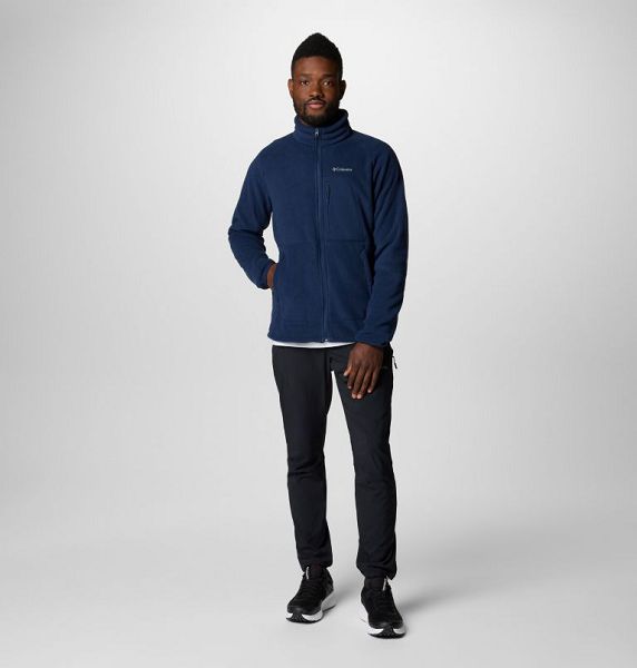 Men Columbia Rapid Expedition™ II Fleece Jackets Navy | US-UKBHVZ-847